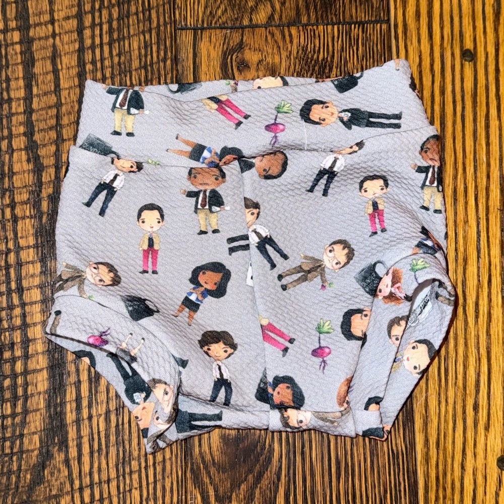 The Office Baby Shorts, 12-18 months, baby bummies, the office baby outfit